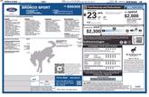 Thumbnail of 2025 Azure Gray Metallic Ford Bronco Sport