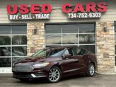 Photo of 2017 Burgundy Ford Fusion