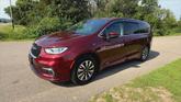 Thumbnail of 2023 Burgundy Chrysler Pacifica Hybrid