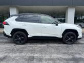 Thumbnail of 2021 Blizzard Pearl / Midnight Black Metallic Toyota RAV4 Hybrid