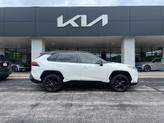 Photo of 2021 Blizzard Pearl / Midnight Black Metallic Toyota RAV4 Hybrid