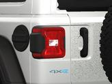 Thumbnail of 2025 Bright White Clear-Coat Exterior Paint Jeep Wrangler 4xe