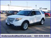 Photo of 2013 White Platinum Metallic Tri-Coat Ford Explorer