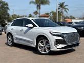 Thumbnail of 2023 Glacier White Metallic Audi Q4 e-tron