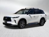 Thumbnail of 2024 Majestic White/Black Obsidian INFINITI QX60