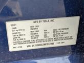 Thumbnail of 2021 Blue Tesla Model Y