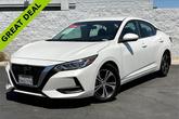 Photo of 2023 Aspen White Tricoat Nissan Sentra