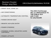 Thumbnail of 2021 Blue Metallic Ford Escape
