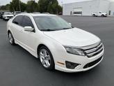 Thumbnail of 2012 White Platinum Tri-Coat Metallic Ford Fusion