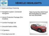 Thumbnail of 2023 Rapid Red Metallic Tinted Clearcoat Ford Mustang Mach-E
