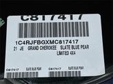 Thumbnail of 2021 Pacific Blue Clearcoat Jeep Grand Cherokee