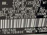 Thumbnail of 2020 Silver Sky Metallic Toyota RAV4