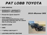 Thumbnail of 2016 Midnight Black Metallic Toyota 4Runner