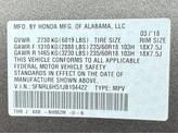 Thumbnail of 2018 Gray Honda Odyssey