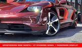 Thumbnail of 2021 Cherry Metallic Porsche Taycan