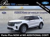 Photo of 2025 Space White Metallic Ford Explorer