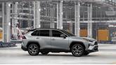 Thumbnail of 2025 Silver Sky Metallic/Midnight Black Metallic Toyota RAV4 Hybrid