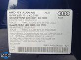 Thumbnail of 2021 Navarra Blue Metallic Audi e-tron