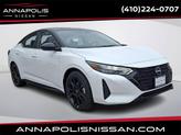 Photo of 2025 Aspen White Tricoat/Super Black Nissan Sentra