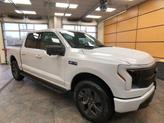 Photo of 2025 Space White Metallic Ford F-150 Lightning