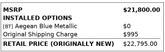 Thumbnail of 2020 Aegean Blue Metallic Honda Civic