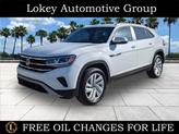 Photo of 2022 Pure White Volkswagen Atlas Cross Sport