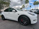 Thumbnail of 2022 Pearl White Multi-Coat Tesla Model Y