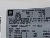 Thumbnail of 2015 Summit White Chevrolet Silverado 1500