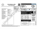 Thumbnail of 2024 Pearl White Tricoat Nissan Altima