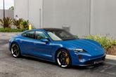 Thumbnail of 2022 Blue Porsche Taycan