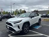 Thumbnail of 2025 Wind Chill Pearl/Midnight Black Metallic Toyota RAV4 Hybrid