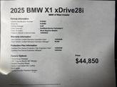Thumbnail of 2025 Black Sapphire Metallic BMW X1