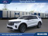 Photo of 2025 Space White Metallic Ford Explorer