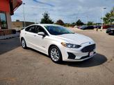 Thumbnail of 2019 White Platinum Metallic Tri-Coat Ford Fusion Hybrid