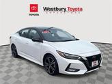 Photo of 2023 Aspen White Tricoat/Super Black Nissan Sentra