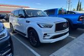 Thumbnail of 2023 Moonstone White INFINITI QX80
