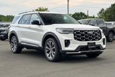 Photo of 2025 Star White Metallic Tri-Coat Ford Explorer