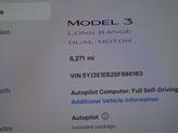 Thumbnail of 2025 Pearl White Multi-Coat Tesla Model 3