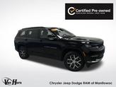 Photo of 2024 Diamond Black Crystal Pearlcoat Jeep Grand Cherokee L