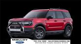 Thumbnail of 2025 Ruby Red Metallic Tinted Clearcoat Ford Bronco Sport