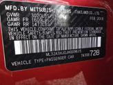 Thumbnail of 2018 Red Mitsubishi Mirage