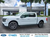 Photo of 2025 Space White Metallic Ford F-150 Lightning