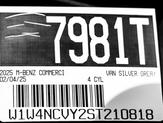 Thumbnail of 2025 Silver Grey Mercedes-Benz Sprinter 2500