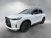 Thumbnail of 2026 Radiant White/Black Obsidian INFINITI QX60