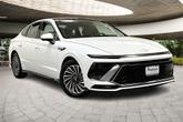 Thumbnail of 2025 White Hyundai SONATA Hybrid