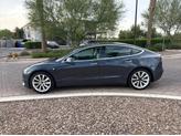 Thumbnail of 2020 Midnight Silver Metallic Tesla Model 3