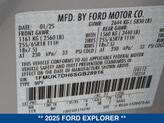 Thumbnail of 2025 SPACE WHITE METALLIC Ford Explorer