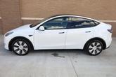 Thumbnail of 2021 Pearl White Multi-Coat Tesla Model Y