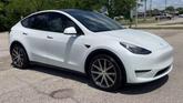Thumbnail of 2021 Pearl White Multi-Coat Tesla Model Y