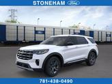 Photo of 2025 Star White Metallic Tri-Coat Ford Explorer
